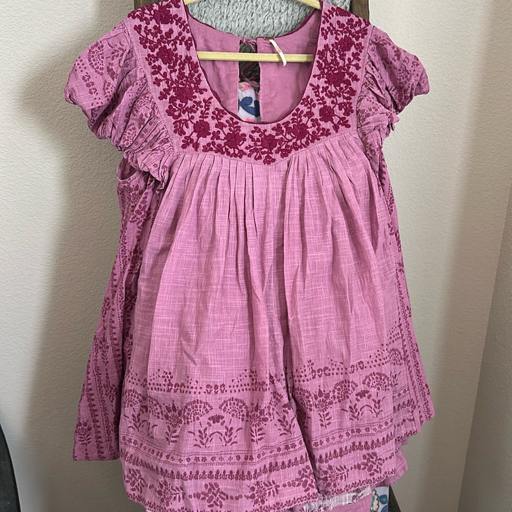 Free People Cutie Pie Romper-Azalea
